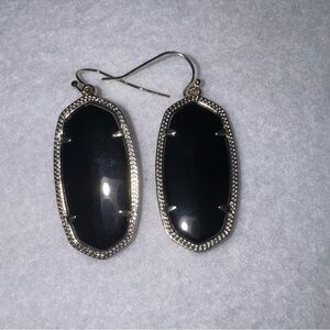 Kendra Scott Black and Silver Earrings